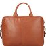  Porte-documents en cuir 39 cm Compartiment pour ordinateur portable Modéle cognac