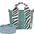  Bini Sac à bandoulière 20 cm Modéle petrol zebralini