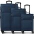  San Francisco 4 roues Set de valises 3 pièces avec soufflet d'extension Modéle navy