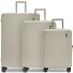  Ultima 4 roues Set de valises 3 pièces avec soufflet d'extension Modéle beige