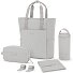 Set de sacs à langer Lindby 4 pièces, compartiment pour ordinateur portable Modéle greige