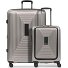  Essentials 14 Set de valises à 4 roulettes 2 pcs. compartiment pour ordinateur portable avec soufflet d'extension Modéle coffee grey metallic