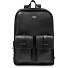  Isaia Daypack Cuir 11 cm Compartiment pour ordinateur portable Modéle nero