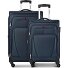  Set de valises Beaumont à 4 roues, tailles M et L, avec soufflet d'extension Modéle navy