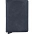  Slimwallet Vintage Porte-cartes de crédit Porte-monnaie RFID en cuir 6,5 cm Modéle black