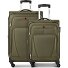  Set de valises Beaumont à 4 roues, tailles M et L, avec soufflet d'extension Modéle olive