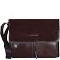  Blue Square Messenger en cuir 37 cm Compartiment pour ordinateur portable Modéle mahagonibraun