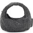  Greta Micro weave Sac à main Cuir véritable 20 cm Modéle asphalte