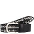  Ceinture à rivets en cuir Modéle schwarz | 75 cm