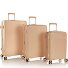  Pastel 4 roulettes Set de valises 3 pièces avec soufflet d'extension Modéle nude