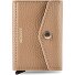  Enveloppe Porte-monnaie Protection RFID Cuir 10 cm Modéle cappuccino