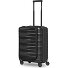  Travel 4 roues Valise cabine 55 cm Compartiment ordinateur '"avec soufflet d''extension"' Modéle black night metallic