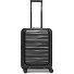  Travel 4 roulettes Trolley de cabine 55 cm Compartiment pour ordinateur portable avec soufflet d'extension Modéle black night metallic