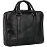  Bergamo Attaché-case Cuir véritable 38 cm Compartiment ordinateur Modéle schwarz