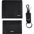  GB Porte-monnaie Cuir véritable 11 cm Boîte cadeau Modéle black