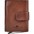  Newport Porte-monnaie Protection RFID Cuir véritable 9.5 cm Modéle coffee