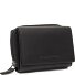  Zelan Porte-monnaie Protection RFID Cuir véritable 12 cm Modéle black