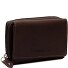  Sorraia Porte-monnaie Protection RFID Cuir véritable 12 cm Modéle brown