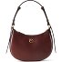  Half Moon Sac à bandoulière Cuir véritable 26 cm Modéle burgundy wine