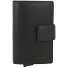  F3 c-two Porte-cartes de crédit RFID en cuir 6,5 cm Modéle black