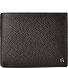  Mica Porte-monnaie Protection RFID Cuir véritable 12 cm Modéle ebony