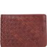  Don Luca Porte-monnaie en cuir 12 cm Modéle cognac