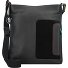  Sac à bandoulière en cuir 22 cm Modéle  black/pace