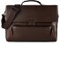  Attaché-case Cuir véritable 42 cm Compartiment ordinateur Modéle dark brown