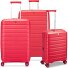  B-Flying Move 4 roulettes Set de valises 3 pièces avec soufflet d'extension Modéle radiant red