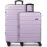  Miami 4 roulettes Set de valises 2 pièces avec soufflet d'extension Modéle lilac