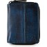  Destressed Porte-monnaie Protection RFID Cuir 10.5 cm Modéle navy blue