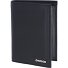  Leather Porte-monnaie Protection RFID Cuir véritable 10 cm Modéle schwarz-pure 2.0metal square