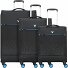  Crosslite Set de valises à 4 roulettes 3pcs. Modéle nero