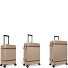  Zuna 4 roulettes Set de valises 3 pièces Modéle champagne