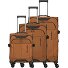  Briize 4 roulettes Set de valises 3 pièces avec soufflet d'extension Modéle curry