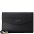  Bologna Leather Clutch Sac à bandoulière en cuir 23 cm Modéle black