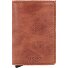  Slimwallet Étui pour cartes de crédit Protection RFID Cuir 6.5 cm Modéle cognac-brown