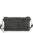  Alice Portefeuille d'embrayage Cuir véritable 27 cm Modéle black metallic