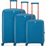  Arcade 4 roulettes Set de valises 3 pièces avec soufflet d'extension Modéle denim