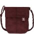  Mademoiselle.M Sac à bandoulière 22 cm Modéle cord bordeaux