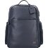  Torino Sac à dos en cuir 44 cm Compartiment pour ordinateur portable Modéle navy