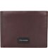  Porte-monnaie Harper RFID cuir 14 cm Modéle dark brown
