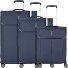  Ironik 2.0 4 roulettes Set de valises 3 pièces avec soufflet d'extension Modéle blu notte