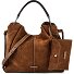  Era Sac à bandoulière Cuir véritable 41 cm Modéle cognac