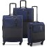  Metropolitan 4 roues Set de valises 3 pièces avec soufflet d'extension Modéle blue