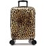  Elite Fashion 4 roues Valise cabine S 53 cm avec soufflet d'extension Modéle brown leopard
