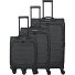  Skaii 4 roues Set de valises 3 pièces avec soufflet d'extension Modéle anthracite