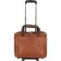 Ivy Lane 2 roues Valise business Cuir véritable 36 cm Compartiment ordinateur Modéle cognac/braun
