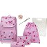  Ergoplus Set de cartables 8 pièces Modéle pink