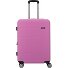  Future Plus 4 roulettes Trolley 66 cm avec soufflet d'extension Modéle rosa